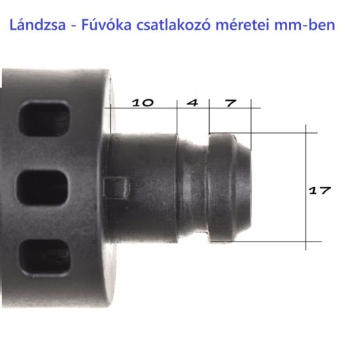 Eredeti Nilfisk G4 hosszú szórószár / lándzsa (Click&Clean, 150 bar)