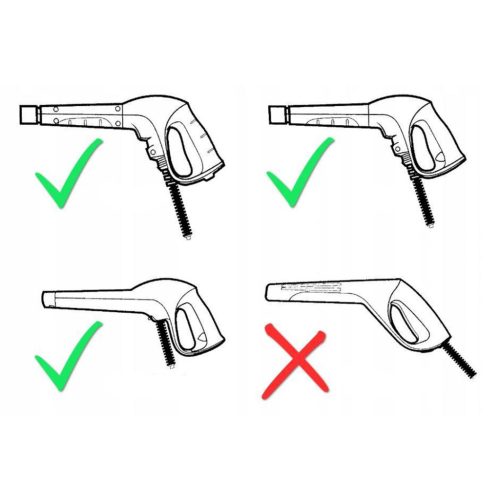 Eredeti Karcher turbó fúvóka lándzsával Karcher K4 és K5 magasnyomású mosókhoz (2.642-728.0)