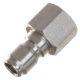 INOX gyorscsatlakozó dugó 3/8" belső menettel magasnyomású mosókhoz