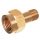 Masszív Sárgaréz Menetátalakító Adapter 1/8" Külső - 1/4" Belső Nagynyomású Mosóhoz