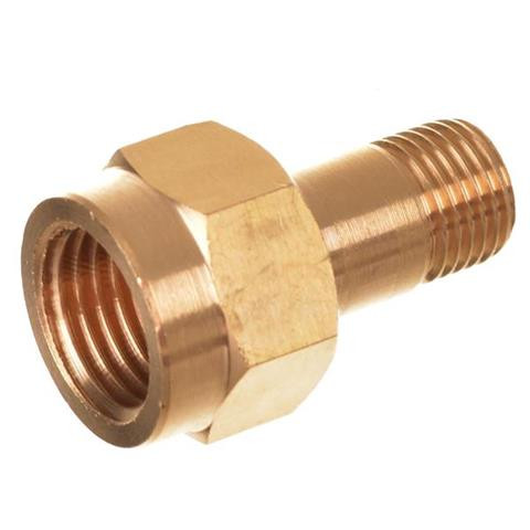 Masszív Sárgaréz Menetátalakító Adapter 1/8" Külső - 1/4" Belső Nagynyomású Mosóhoz