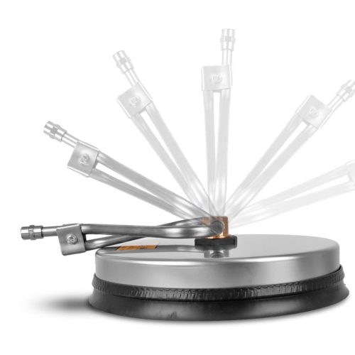 Prémium R+M TurboDevil 12" (30 cm) rozsdamentes térkőmosó és homlokzattisztító fej (040 fúvókákkal)