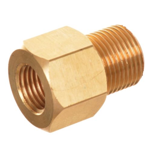 Menetes szűkítő adapter 3/8" KM - 1/4" BM - sárgaréz - magasnyomású mosókhoz