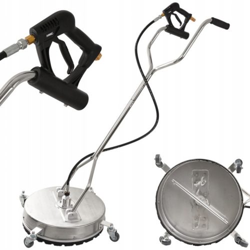 Professzionális rozsdamentes acél térkőmosó fej magasnyomású mosókhoz 20'' (50,5 cm) 3/8" csatlakozással T-Racer