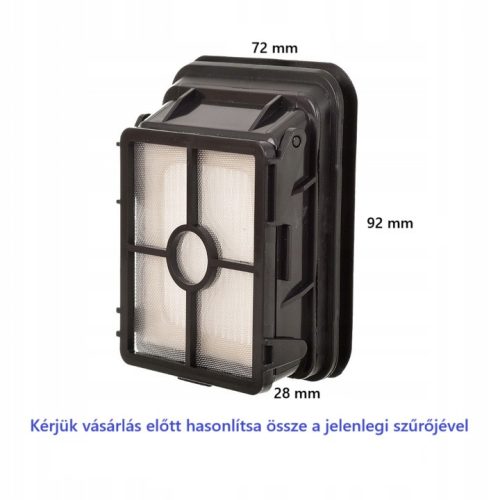 HEPA szűrő Bissell CrossWave 1866 1868F 1785 17132 és Pet Pro porszívókhoz
