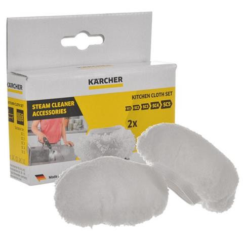 Karcher Mikroszálas Huzatok Nagy Gőzölős Kefe SC, SI, SV Szériához - 2 db (2.863-345.0)