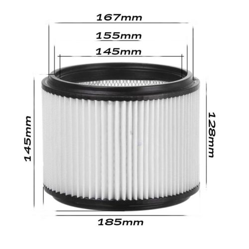 Mosható szűrő D 16 cm hamuporszívókhoz