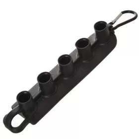   Gumi fúvókatartó karabinerrel, 5 db 1/4" fúvókához