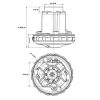 Szívómotor 1340W  230V Karcher NT, WD, Nilfisk Attix, Bosch GAS, Flex és Thomas porszívókhoz (467.3.403-3)
