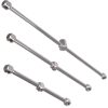 Rögzíthető Forgókar T-Racer Turbóördög Mosmatic 350mm, Rozsdamentes Acél, M12 és 1/4" Menetes