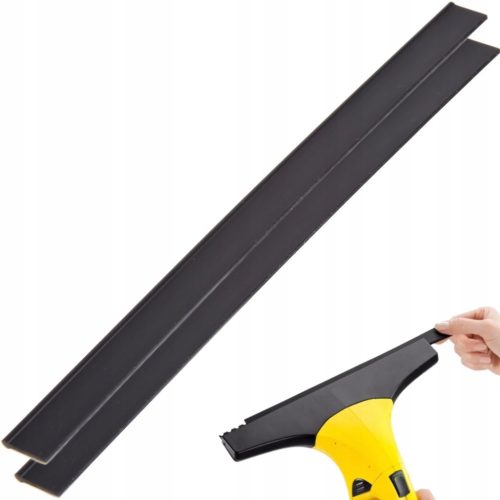 Gumi lehúzó csík Karcher WV 2, WV 5, WV 50, WV 60, WV 75 ablaktisztítókhoz - 1 pár (2.633-005.0 cikkszám kiváltására)