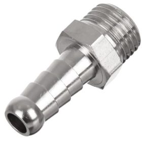   Tömlőcsatlakozó 8mm Vegyi Biztonsági By-pass Visszacsapó Szelephez, 1/4" Külső Menettel