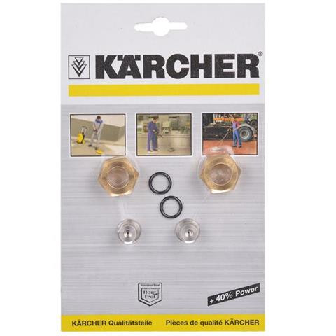 Karcher Eredeti Két Részből Álló Fúvókaszett T-racer FR30 FR30 Me FR50 Kompatibilis, 850-1100 l/h Teljesítményhez, 2x 032 Méret, M18 Menetes Rögzítés, 2.640-442.0