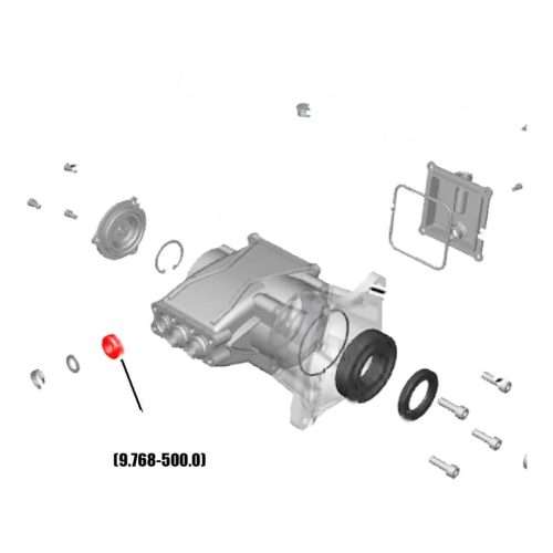Karcher 14x22x5/7mm olajálló tömítés, szimering - HD 8/23, HD 9/25 sorozatú magasnyomású mosókhoz - 1 db  (9.768-500.0)