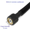 Magasnyomású tömlő 20m - Lavor, MacAllister, Parkside mosókhoz - M22 (15mm) / M14 csatlakozás