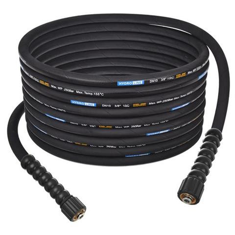 40 méteres Premium hőálló magasnyomású tömlő Karcher HD, HDS és KRANZLE mosókhoz  M22 - M22 csatlakozással DN10, 250Bar, 155°C