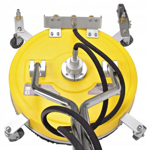 Professzionális 20" T-Racer YELLOW Multi-Térkőmosó fej 4 az 1-ben, 3/8" belső menetes csatlakozóval NILFISK ALTO POSEIDON, NEPTUNE MC MH magasnyomású mosókhoz - Fúvóka mérete: 050