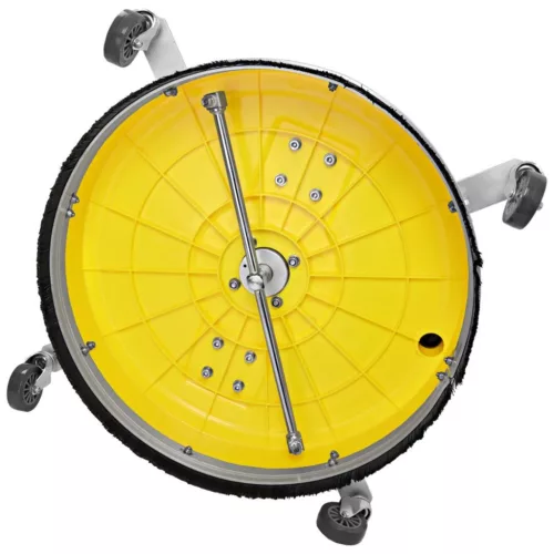 Cleanercenter T-Racer 20" sárga térkőtisztító és teraszmosó fej (3/8" belső menet, 050-es fúvókákkal)
