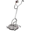 Rozsdamentes T-Racer 21" INOX Háromkarú Súrolókefe - 350 Bar, Belső 3/8"F Menet, Beton és Térkő Tisztításához