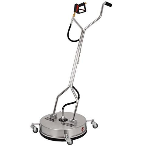 Rozsdamentes T-Racer 21" INOX Háromkarú Súrolókefe - 350 Bar, Belső 3/8"F Menet, Beton és Térkő Tisztításához