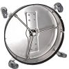 Rozsdamentes T-Racer 21" INOX Háromkarú Súrolókefe - 350 Bar, Belső 3/8"F Menet, Beton és Térkő Tisztításához