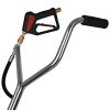 Rozsdamentes háromkarú T-racer térkőmosó 21" (53 cm)  3/8" belső menetes csatlakozással (30l/perc, 350 Bar)