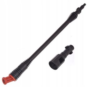   Ferde lándzsa 360°-ban forgatható fúvókával Karcher K2 K3 K4 és K5 magasnyomású mosókhoz - csatlakozó adapterrel (45 cm)