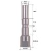 KEW D12 gyorcsatlakozó aljzat 1/4" külső menettel Nilfisk, Kranzle és KEW D12 magasnyomású mosókhoz - 1 db 300 bar, 150°C (559 26 cikkszám kiváltására)