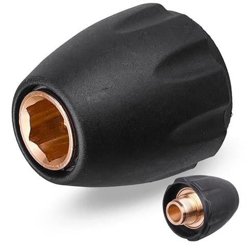Gyorscsatlakozó Adapter KEW, M18 Menet, R+M ST-2300/ST-2600 Pisztolyhoz - Réz és Műanyag, 300 bar, 150°C
