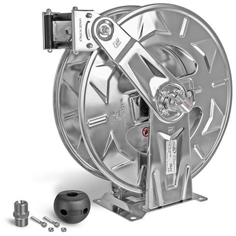 Automata RAMEX HR 1000 400 Bar Rozsdamentes Acél Tömítődob 15 m Nagynyomású Tömlőkhöz