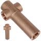 MTM Hydro Sárgaréz Termosztát Tartó 3/8" - 1/2" Menetes Csatlakozóval, Max. 320 bar Nyomás
