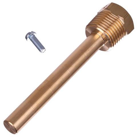Termosztát Sonda Védő, 1/2" Külső Menet, MTM Hydro, Réz, 7mm Bemeneti Nyílással, 101mm Hosszúsággal