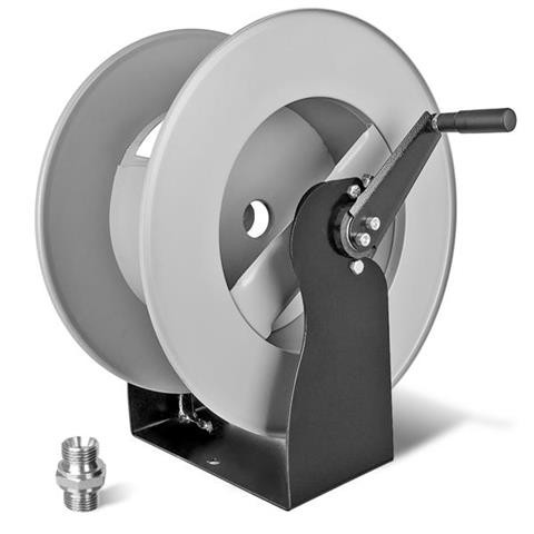 Ramex AVM-9811-400-FE Univerzális, Porfestett Fém Tömlődob - 30m, 35m, 50m vagy 80m - 1/2" Menettel, Magasnyomású Mosóhoz