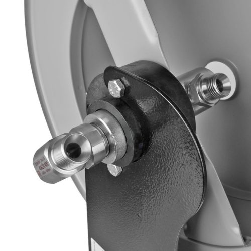 Ramex AVM-9811-400-FE porfestett tömlődob magasnyomású tömlőkhöz (manuális/kézi felcsévéléssel)