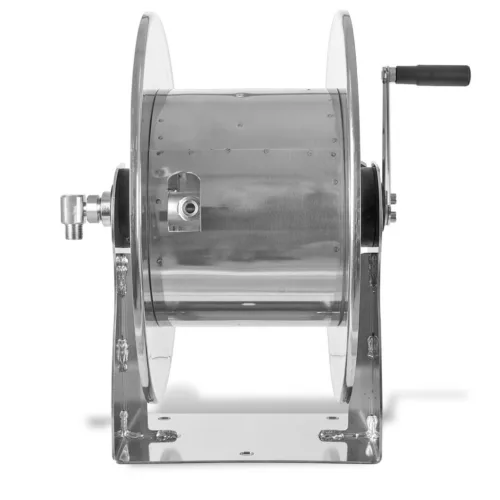 RAMEX Kézi Rozsdamentes Tömlődob AVM-9811-400 INOX (max. 80 m, 1/2", 400 bar)