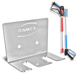   Ramex univerzális dupla tartókonzol magasnyomású pisztolyokhoz és kefékhez - INOX