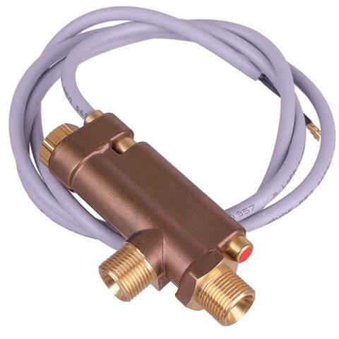 Vízáramlás-érzékelő R+M ST-6, 3/8" M menet, max. 310 bar, 30 l/perc, 80°C - Hermetikus vízáramlás-érzékelő