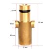 Bajonettes sárgaréz átalakító adapter 1/4"F Nilfisk Stihl RE Husqvarna magasnyomású mosókhoz