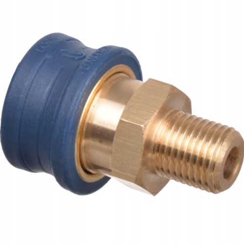 Sárgaréz gyorscsatlakozó aljzat (1/4" külső menet) magasnyomású mosókhoz