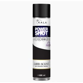   Luxus szagsemlegesítő és légfrissítő spray jázmin és mandula illattal Kala Power Shot Good Scent (600 ml) 