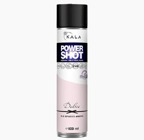 Luxus szagsemlegesítő és légfrissítő spray neroli és papaya illattal Kala Power Shot Delice (600 ml) 