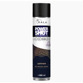   Luxus szagsemlegesítő és légfrissítő spray kasmír illattal (keleti vanília, gyanta, borostyán)  - Kala Power Shot Cashmere (600 ml)
