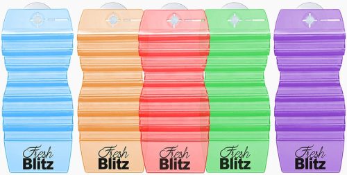 Fresh BLITZ Hang Tag kiwi és grapefruit– zselés, illatos medál tapadókoronggal