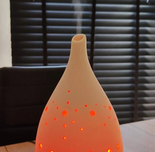 Kala iFRESH Vaso kerámia aroma diffúzor - kerámia ház fehér színben