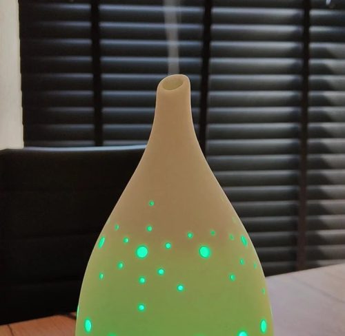 Kala iFRESH Vaso kerámia aroma diffúzor - kerámia ház fehér színben