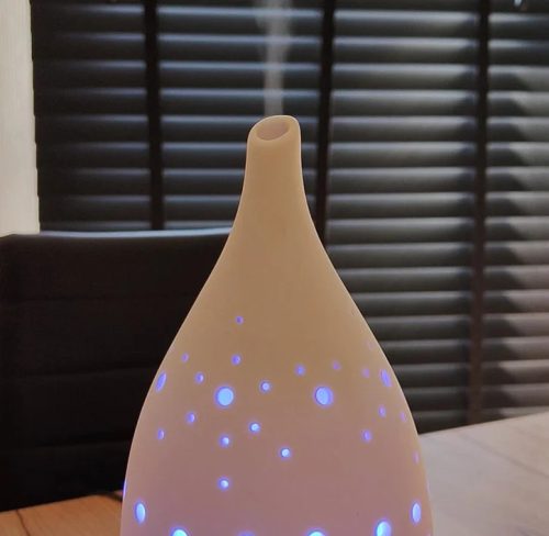 Kala iFRESH Vaso kerámia aroma diffúzor - kerámia ház fehér színben