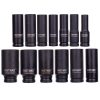 13 darabos dugókulcs készlet pneumatikus ütvecsavarozókhoz tokban 1/2"-os csatlakozás, 10-32 mm Rotake RT-013K