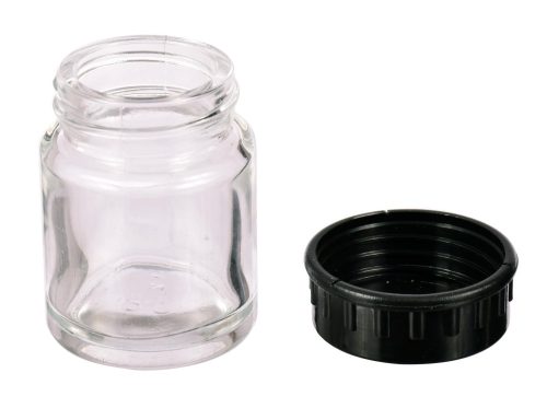 Üveg festéktartály airbrush festékek tárolására Fengda BD-01