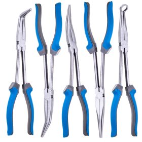   Hosszú kombinált fogó készlet – 280 mm, CrV acél, 5 részes