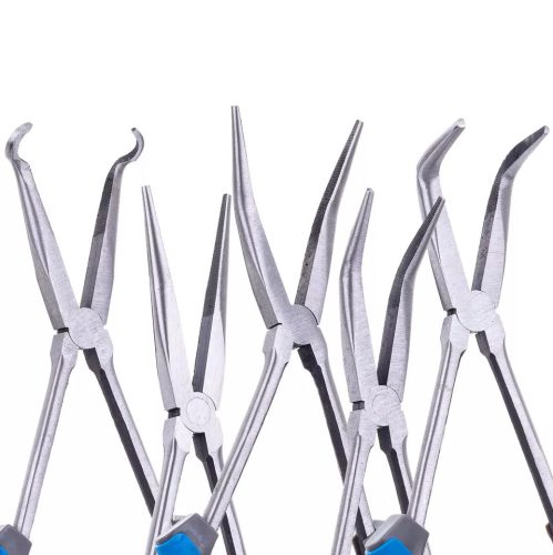 Hosszú kombinált fogó készlet – 280 mm, CrV acél, 5 részes